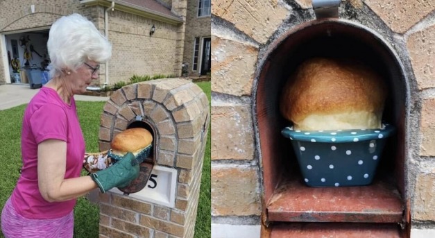 Postaládában sütött kenyeret